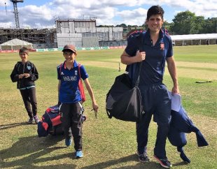 Alastair Cook at Guildford Cricket Club, 2017