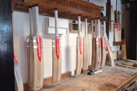 Guildford CC visiting the Gray Nicholls factory in Kent