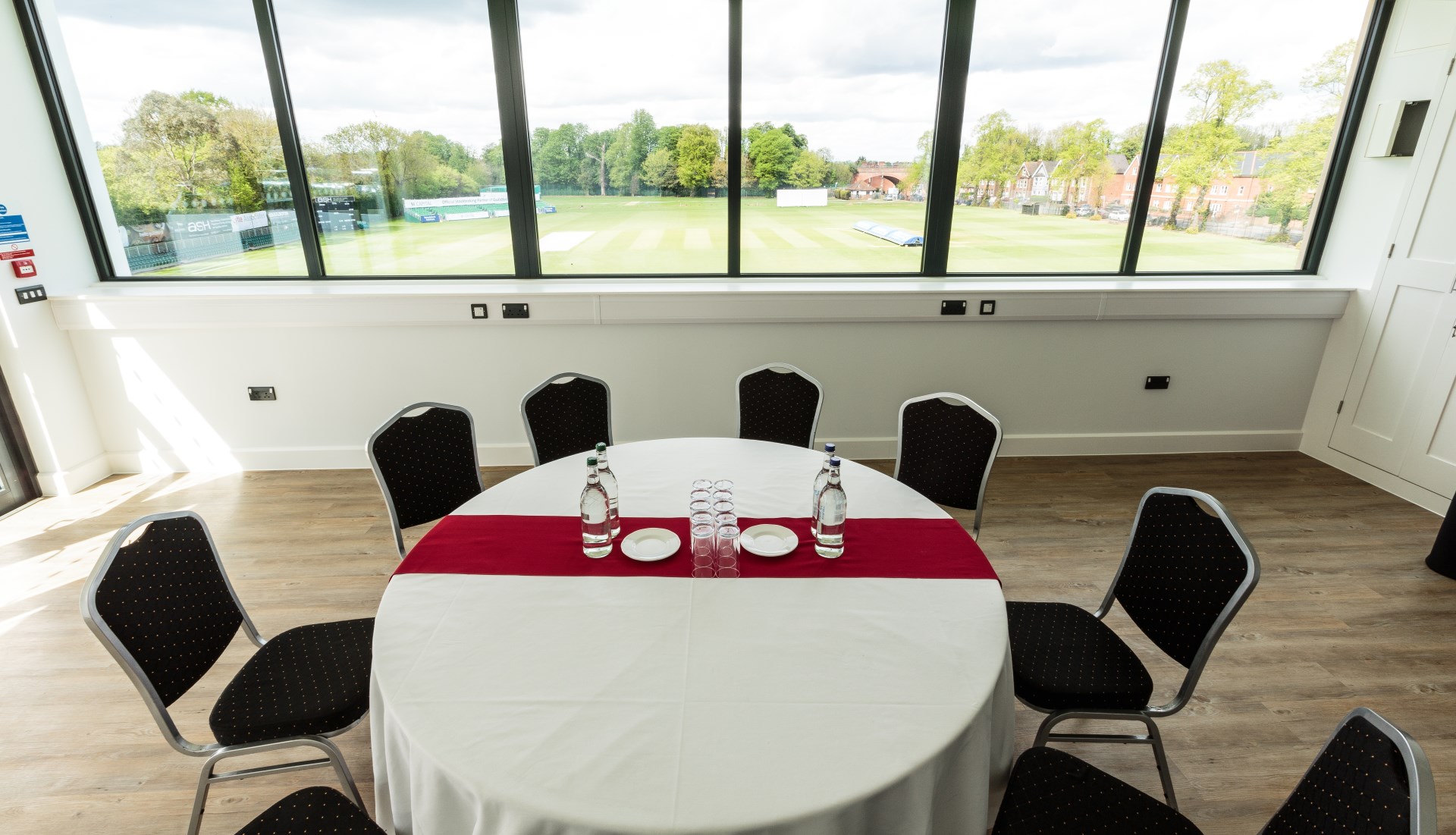 The meeting room on the top floor Guildford Cricket Club Pavilion - meeting room